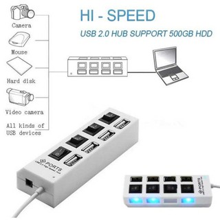 Cổng đa năng Hub USB 4P Có Công Tắc, 7 cổng