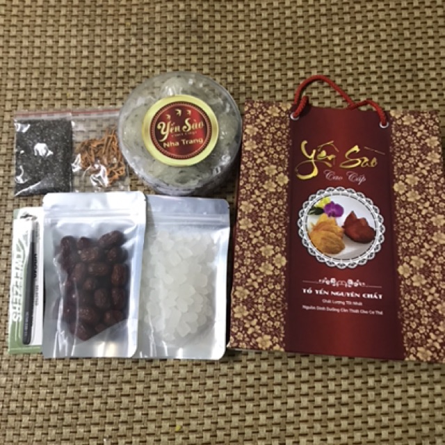 Yến sào thô, tổ yến nha trang, khánh hoà loại 1, 50g +