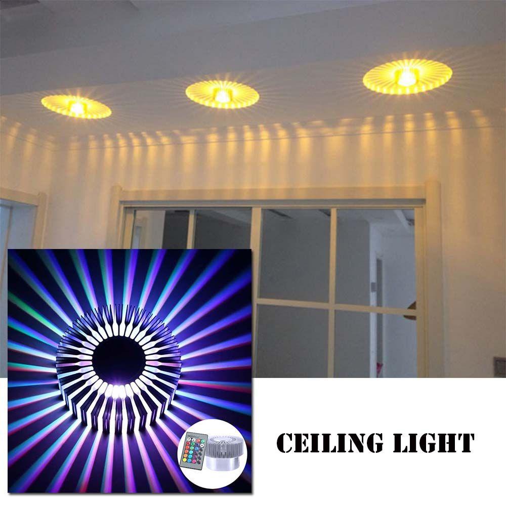 Đèn LED Gắn Trần Nhà Hình Hoa Hướng Dương Nhiều Màu Sắc