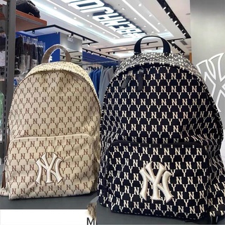 ( TQXK 1:1 ) Balo MLB NY Hàn Quốc Monogram Backpack Full Tag Code