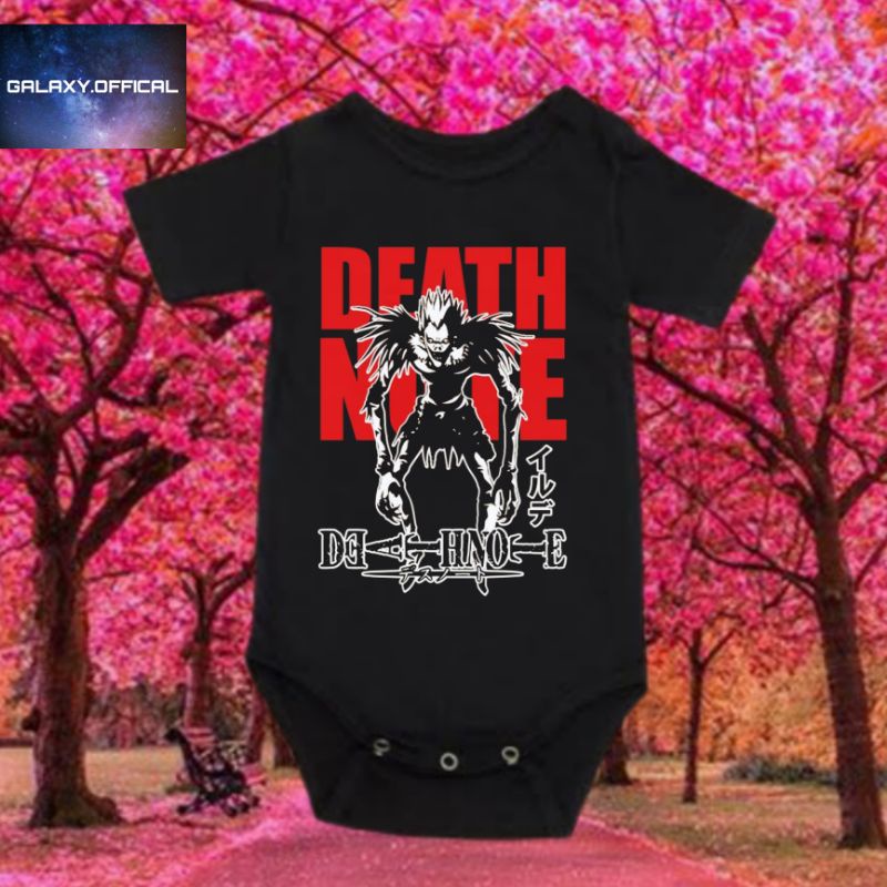 Áo Thun Họa Tiết DEATH NOTE Dành Cho Bé Sơ Sinh 0-12 Tháng Và 1 Tuổi 1 2 3 4 5 6 7 8 9 10 11 12 Tháng