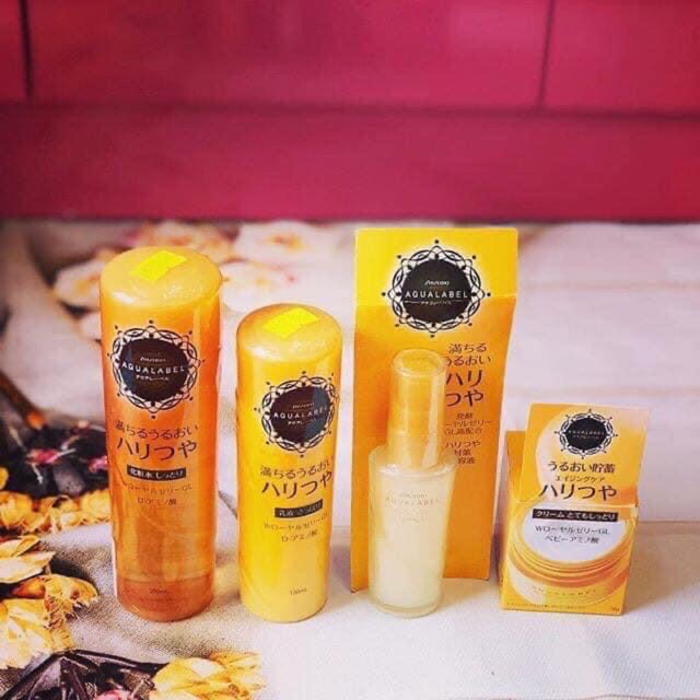 SHISEIDO AQUALABEL MÀU VÀNG - BỘ DƯỠNG DA