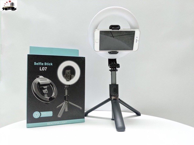 Gậy Chụp Ảnh Selfie Có Đèn Led 16cm Kết Nối Bluetooth | BigBuy360 - bigbuy360.vn