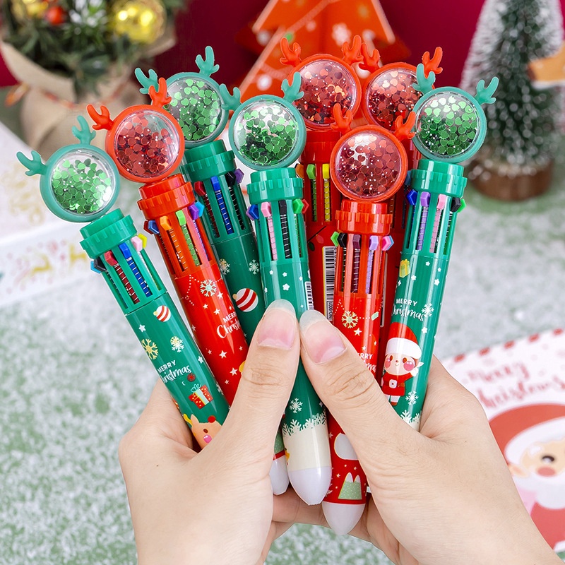 Bút Bi Chủ Đề Giáng Sinh Nhiều Màu Sắc