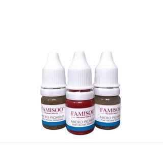 Mực phun xăm mày môi FAMISOO nhanh bám bong đậm 5ml