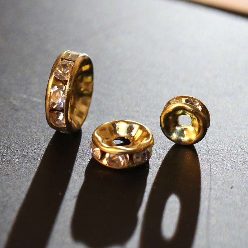 Bộ Hạt Xỏ Vòng Tay / Vòng cổ Thủ Công DIY Bằng Hợp Kim Dành Cho Bé Gái