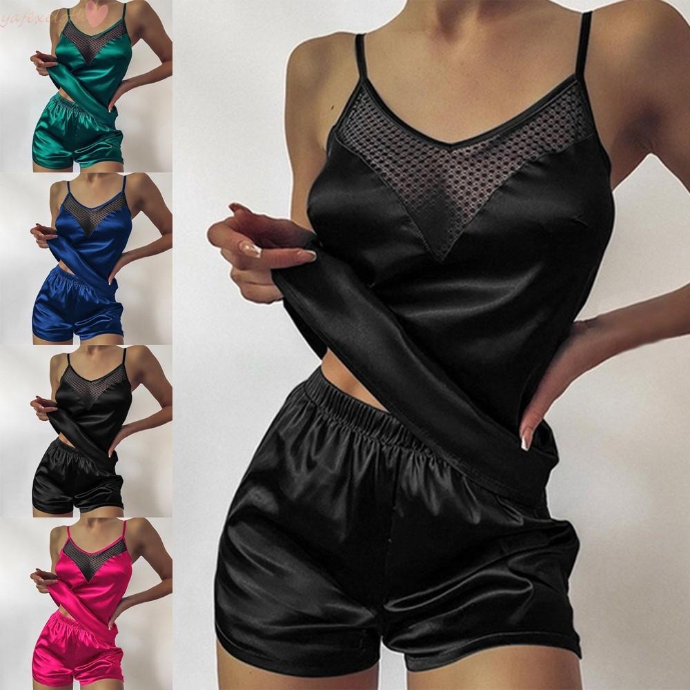 Bộ đồ ngủ hai dây phối ren gợi cảm cho nữ
 | BigBuy360 - bigbuy360.vn