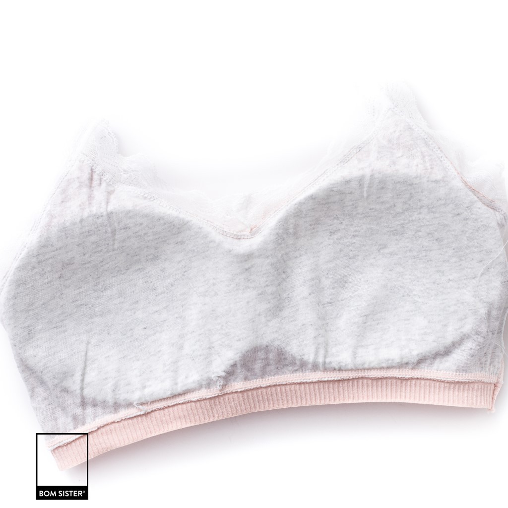 Áo lót thể thao mút mỏng viền ren dây vai ren BOM SISTER BR214 | BigBuy360 - bigbuy360.vn