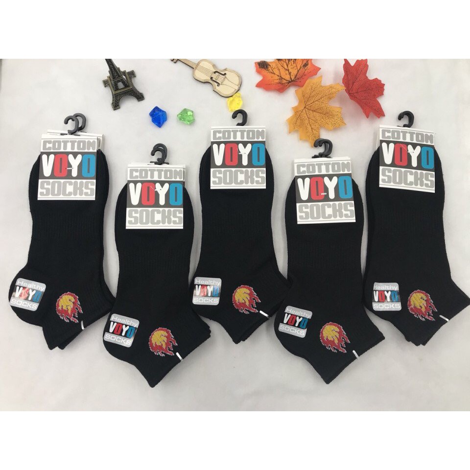 [Rẻ Vô Địch] Combo 5 Đôi Vớ Thời Trang Cổ Ngắn VoYo - FS0078