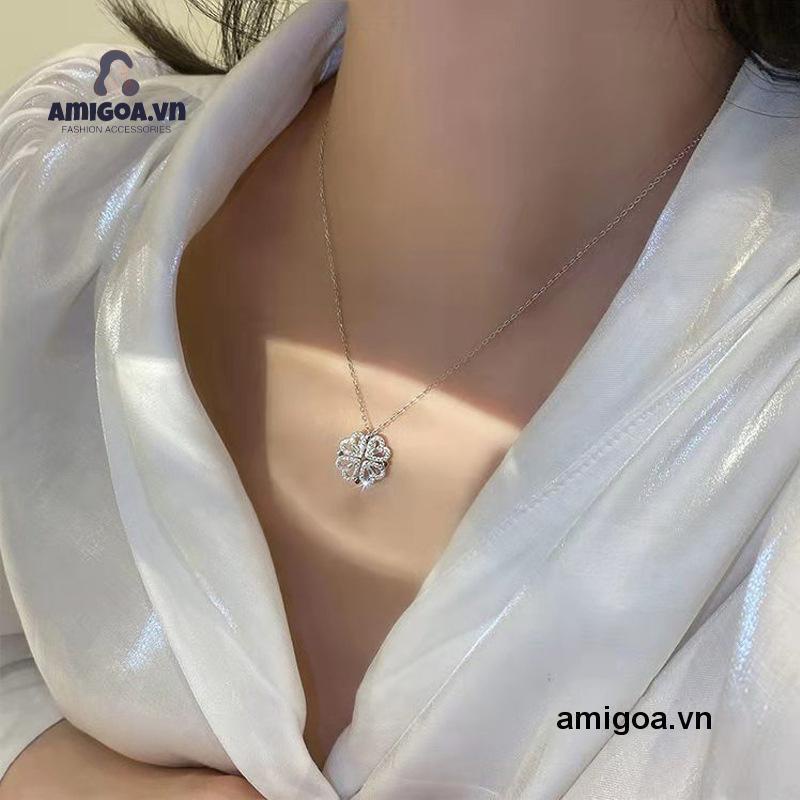 ✨✨Vòng cổ Mặt Hình Cỏ Bốn Lá Xinh Xắn Cho Nữ