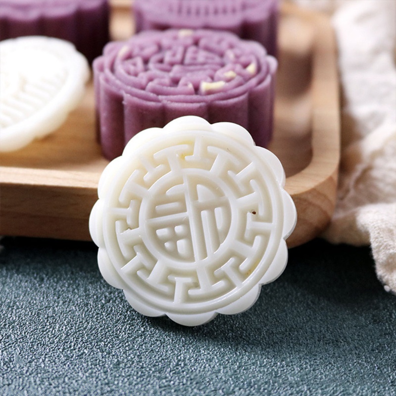 Khuôn Nhấn Làm Bánh Trung Thu 4 / 6 Con Dấu 50 / 75g