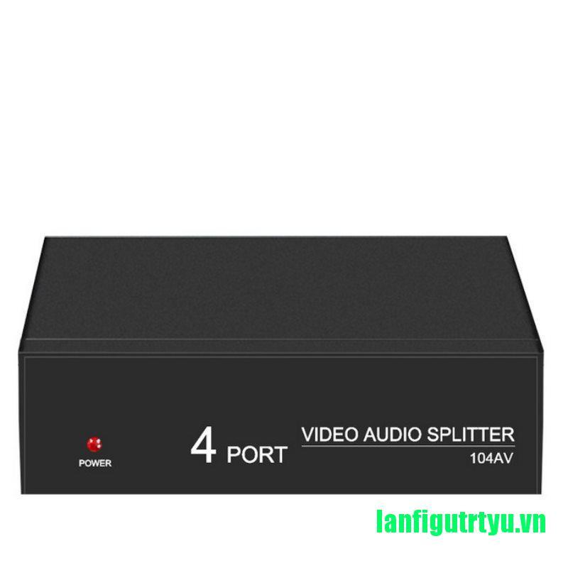 Bộ Chia Tín Hiệu Âm Thanh Hình Ảnh 4 Cổng Rca 4 Cổng | BigBuy360 - bigbuy360.vn