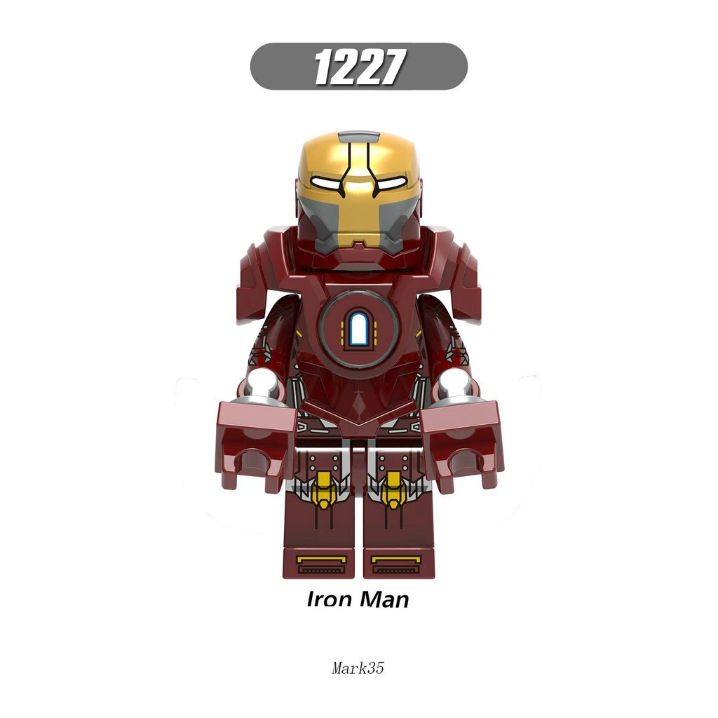 Minifigures Các Mẫu Siêu Anh Hùng Iron Man Phiên Bản Mark24 Mark25 Mark29 Mark30 Mark31 Mark32 Mark34 Mark35