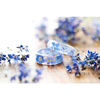 Khuôn silicon đúc nhẫn Resin thủ công.