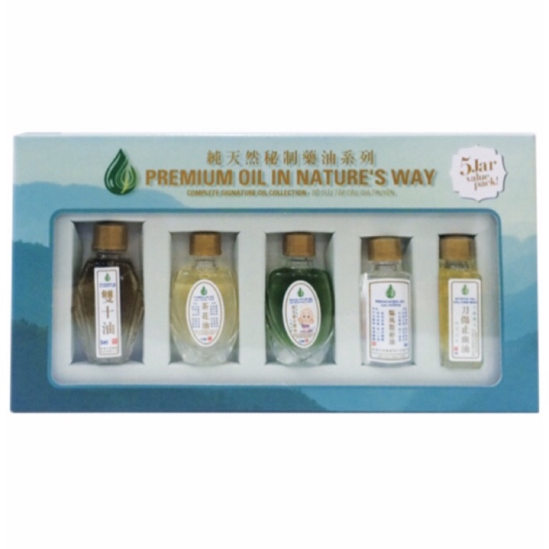 BỘ 5 CHAI DẦU GIA TRUYỀN