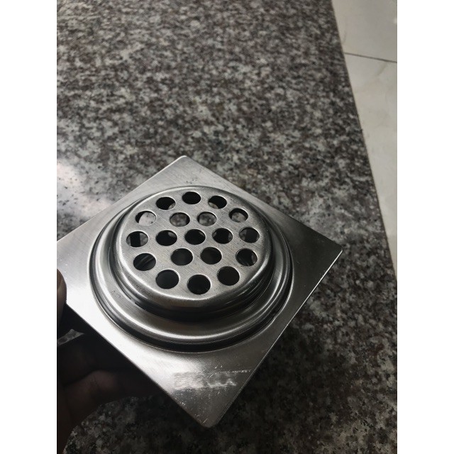 [Inox 304] Cầu Thu nước mưa, phễu thoát nước sàn sân thượng, cầu chặn rác sân thượng