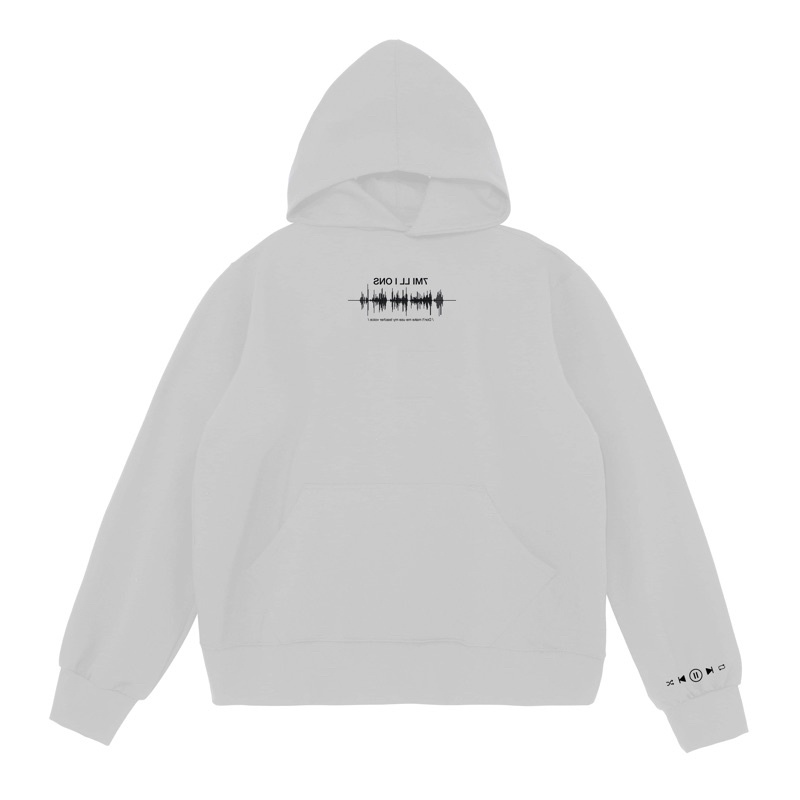 Hoodie 7Millions Voice - Màu Xám - Đi kèm Box - Unisex - Form oversize