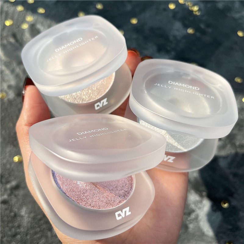 Phấn Bắt Sáng Dạng Thạch Kim Cương Mềm Mịn Lấp Lánh Không Thấm Nước Làm Sáng Da CVZHệ Thống Đánh Dấu Vân Sam