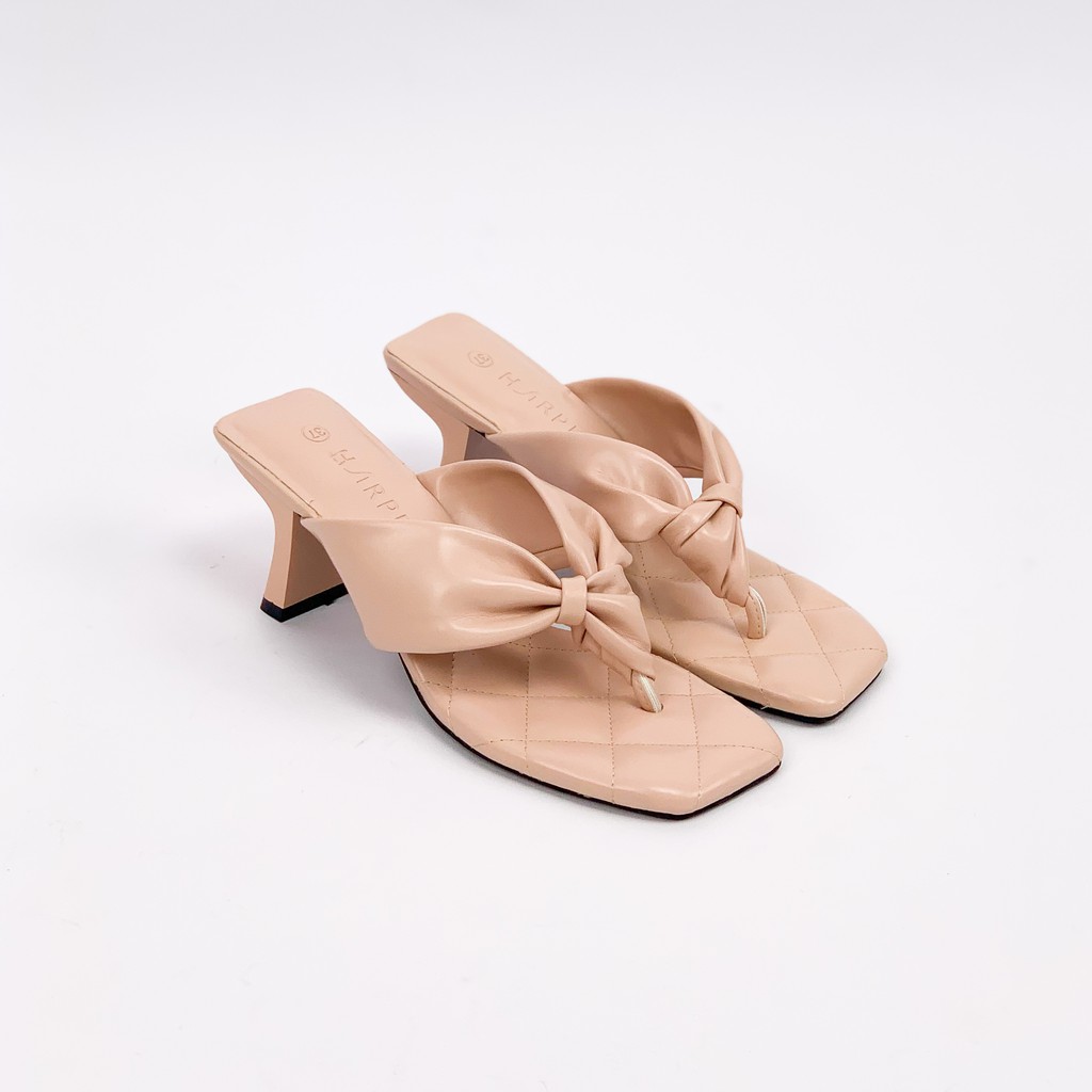 Guốc nữ VNXK cao gót 7p, dép cao gót xỏ ngón 7cm - Kimy Store
