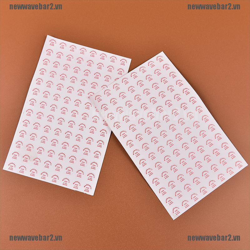 Bộ 2 Tờ / 208 Niêm Phong Cảnh Báo An Toàn