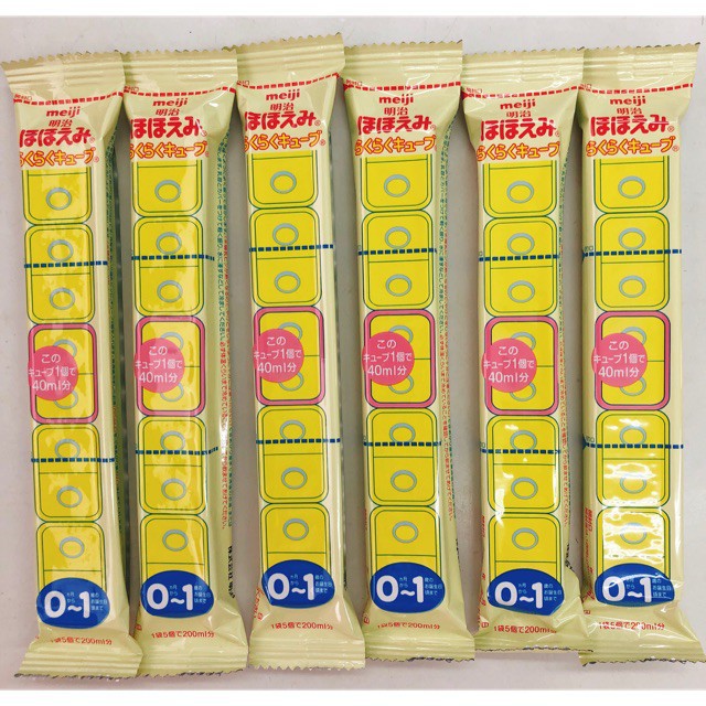 Sữa Meiji Nhật 0-1 Lon (800gr) Và Thanh (28g/thanh) Cho Bé