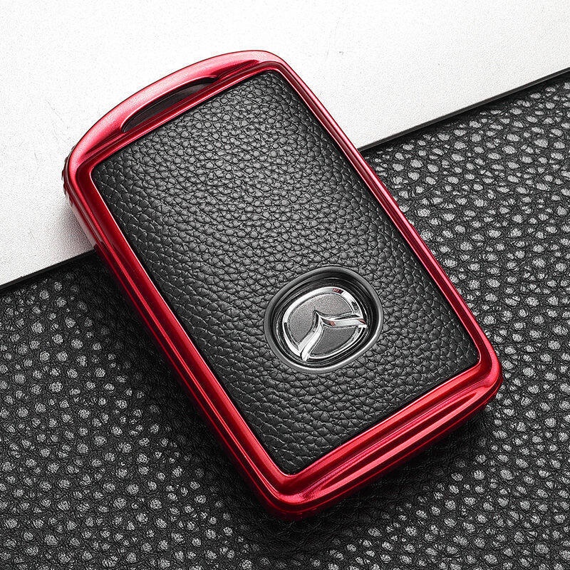 Vỏ bọc chìa khóa bằng da TPU mềm cho Mazda 3 Alexa CX-30 CX30 CX5 CX 5 CX-5 CX8 CX4 2019 2020 2021 3 nút