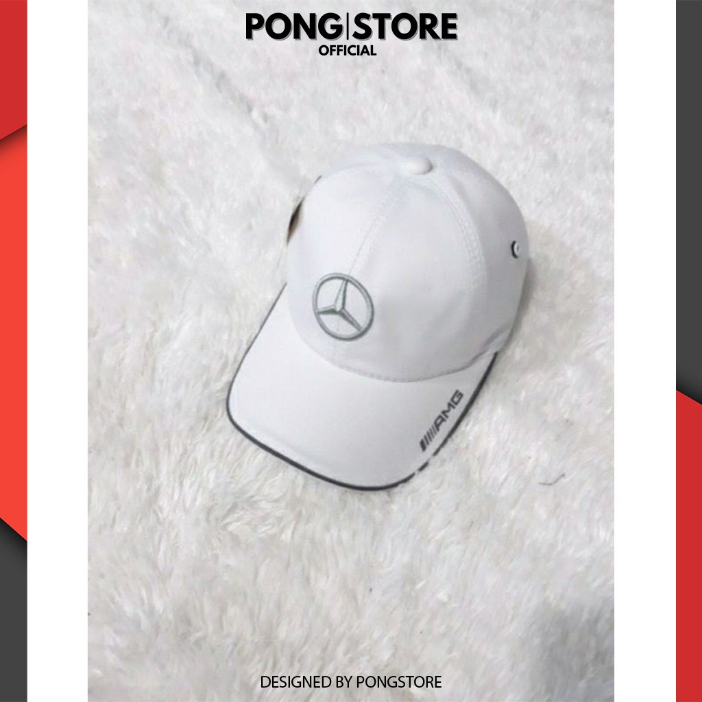 Mũ Lưỡi Trai Thêu Logo MERCY - Nón Kết Thời Trang Hàn Quốc Unisex Nam Nữ, Thêu Sắc Nét, Chất Kaki Bền Bỉ 2 Màu Trắng Đen