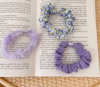 Set 3 chun cột tóc scrunchies bé
