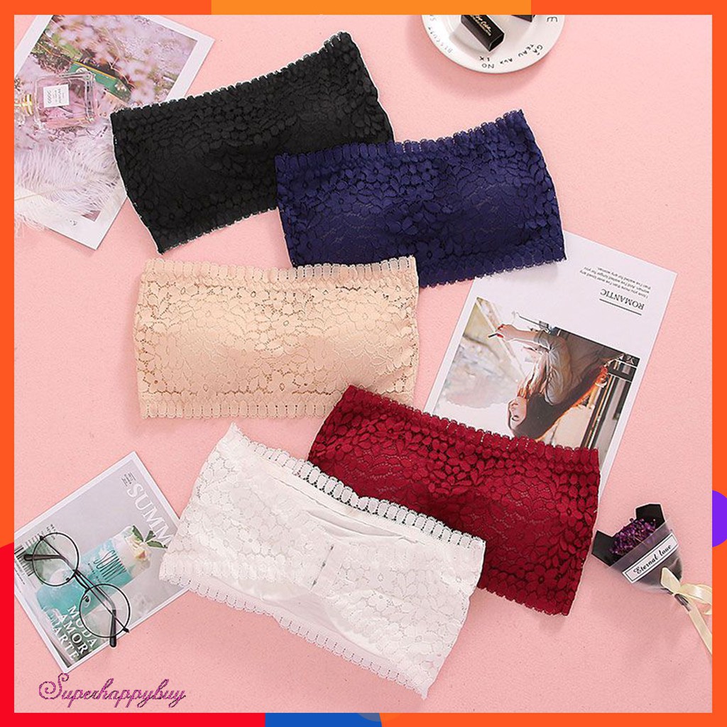 Áo ngực nữ không dây vải ren quyến rũ