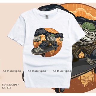 Áo thun nam - Skate Monkey 515 (d)