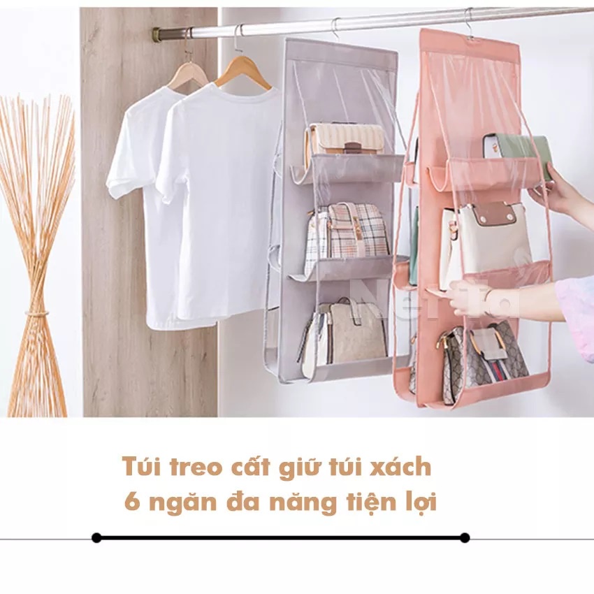 Túi Treo Bảo Quản Túi Xách 6 Ngăn