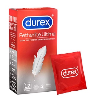 Hộp 12 cái - Bao cao su Durex Fethelite Ultima