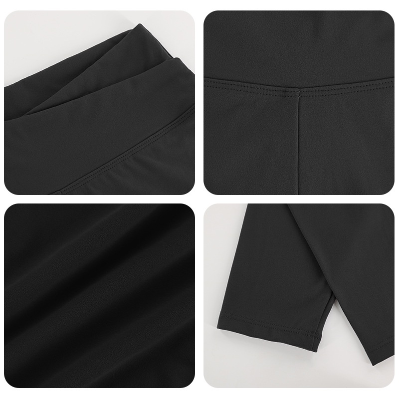 Quần Tập yoga Chéo Eo Màu Da yd 02329