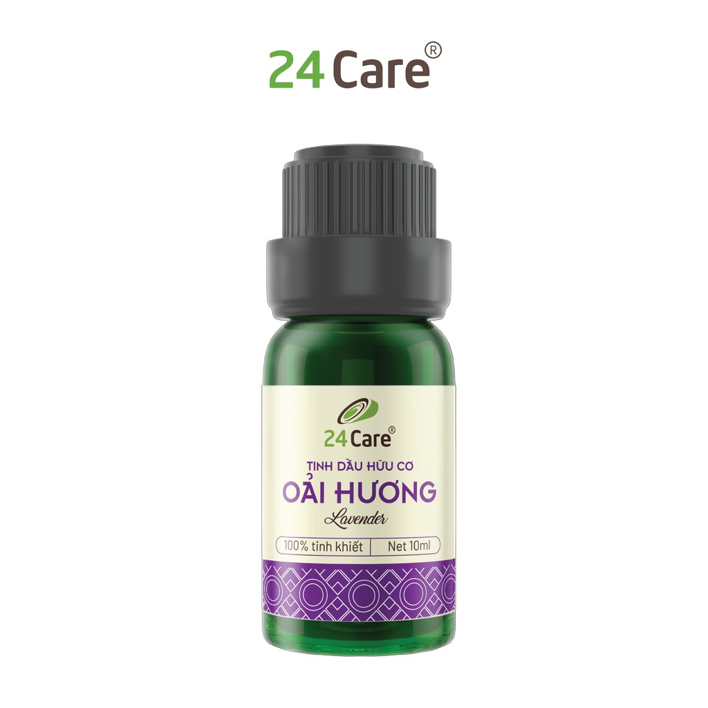 Tinh dầu Oải Hương 24Care 10ml [MUA 1 TẶNG 1]   - xông phòng giảm stress, lưu hương 10ml