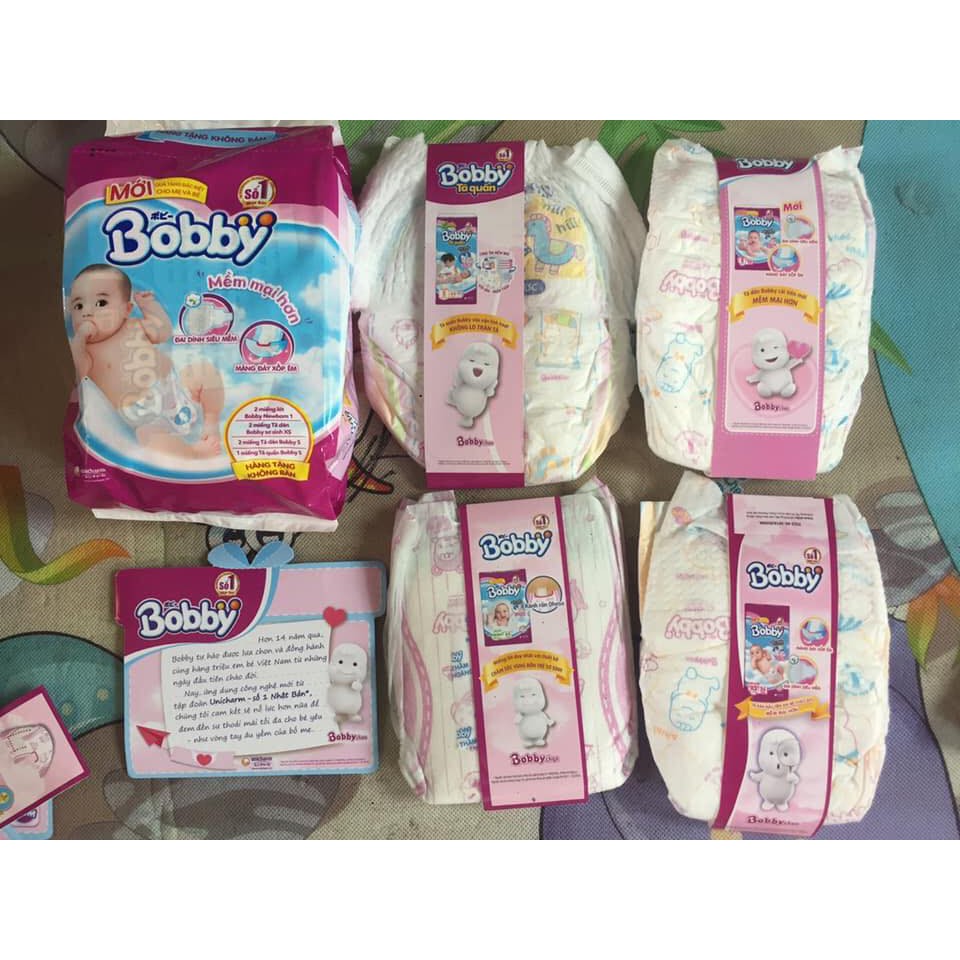 Tã lót/dán/quần bobby size XS/S 100 miếng