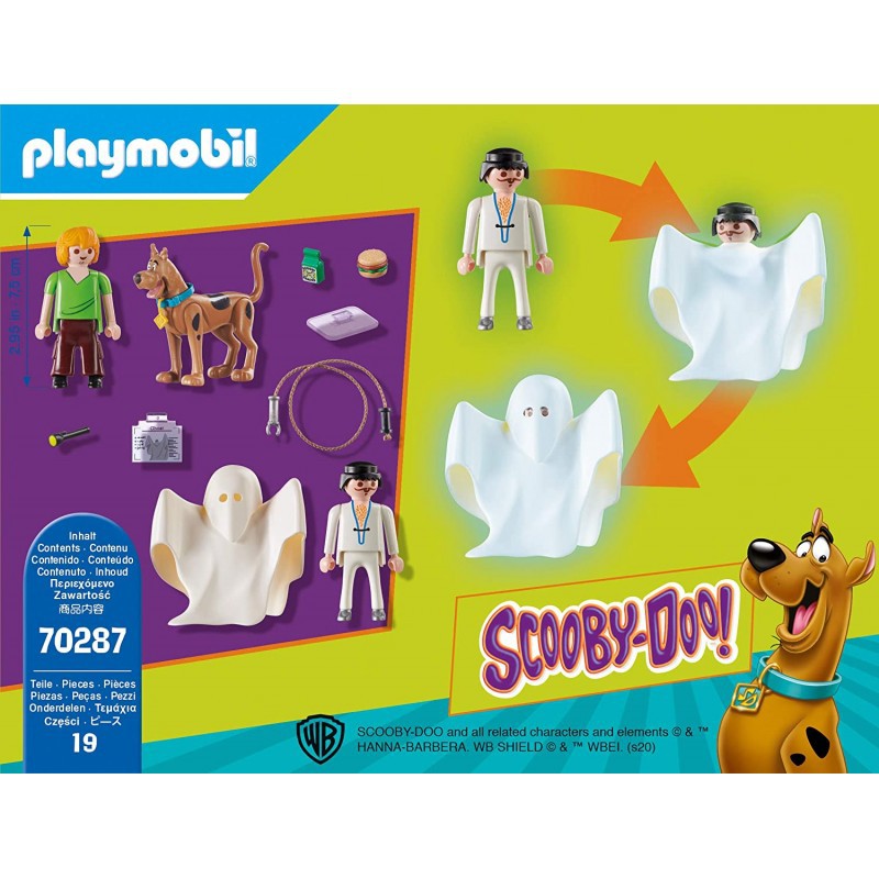 [Mã LT50 giảm 50k đơn 250k] Đồ chơi nhập vai Playmobil SCOOBY-DOO! Scooby &amp; Shaggy và hồn ma bí ẩn