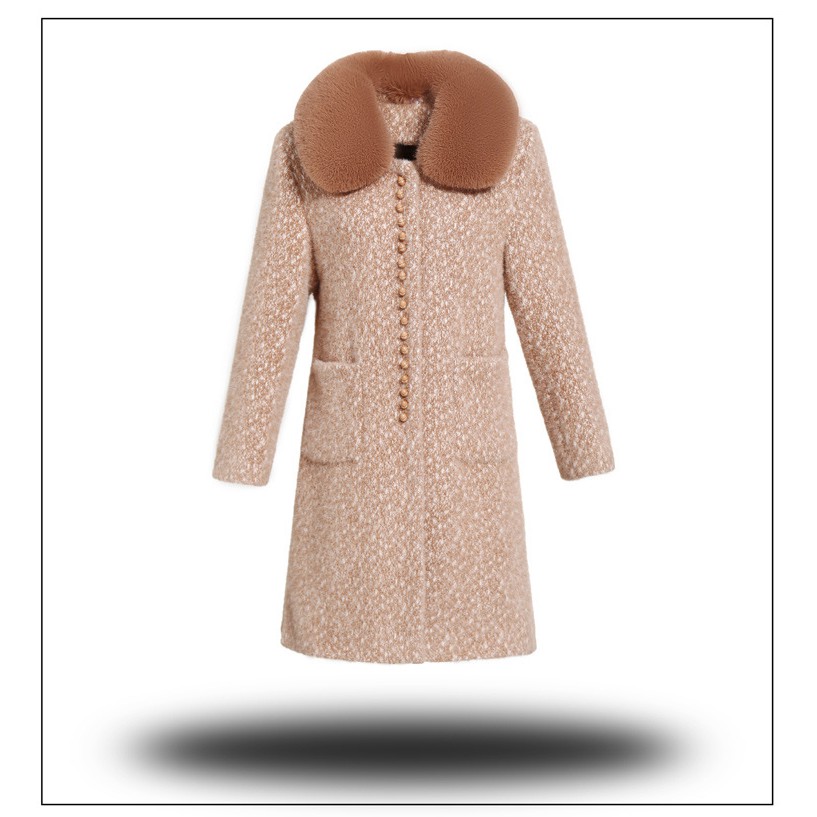 Áo khoác trung niên lông chồn cao cấp cho mẹ | BigBuy360 - bigbuy360.vn