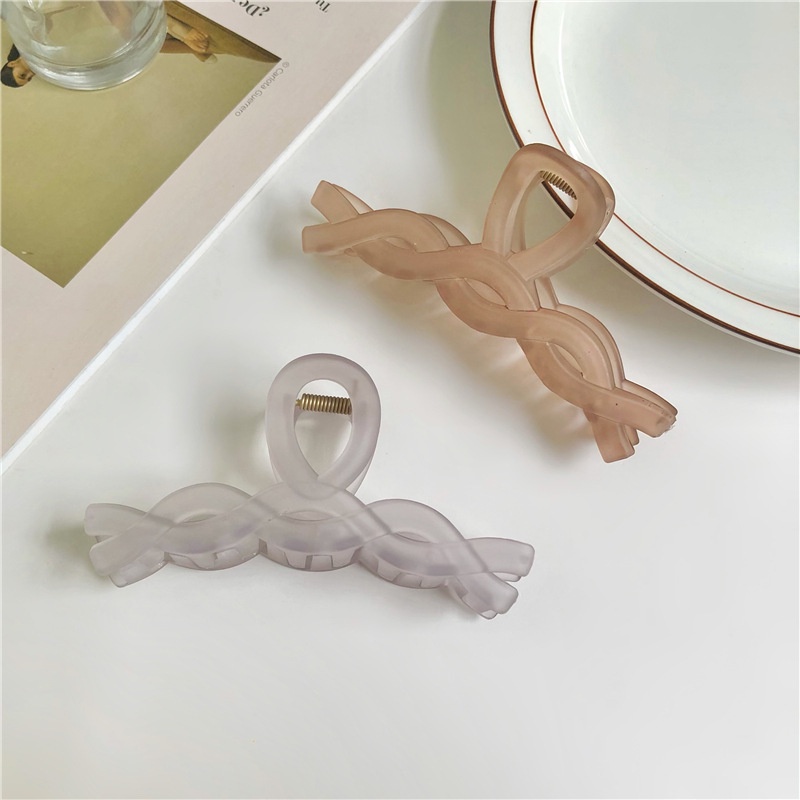 Kẹp tóc bằng nhựa nhiều màu sắc thời trang tùy chọn dành cho nữ