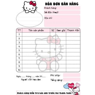 ❣️Hóa đơn bán hàng Cuốn Lớn Ngẫu nhiên