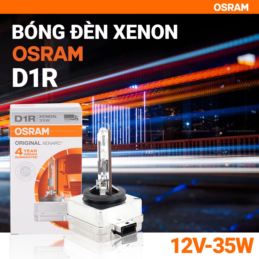 Bóng Đèn Xenon OSRAM Original D1R 66150 12V 35W - Nhập Khẩu Chính Hãng