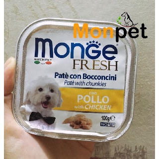 Pate Monge cho chó nhiều vị 100g