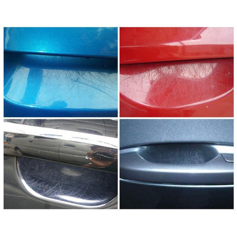 Bộ ốp chống trầy xước tay hõm cửa ô tô full 8 miếng decal