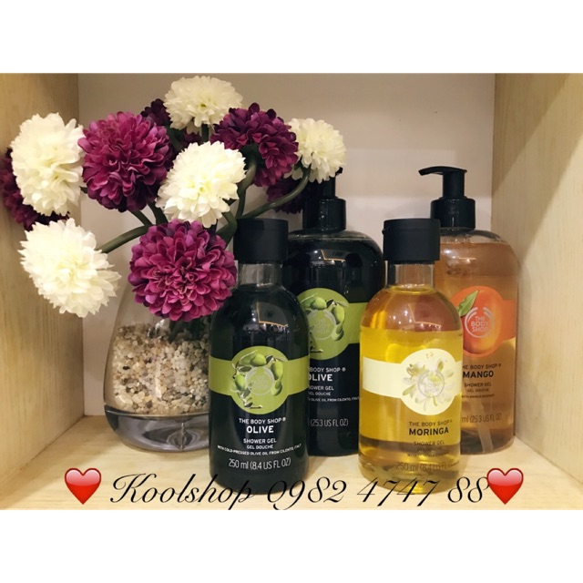 Sữa Tắm Anh The Body Shop siêu mềm da, thơm nhẹ!!!