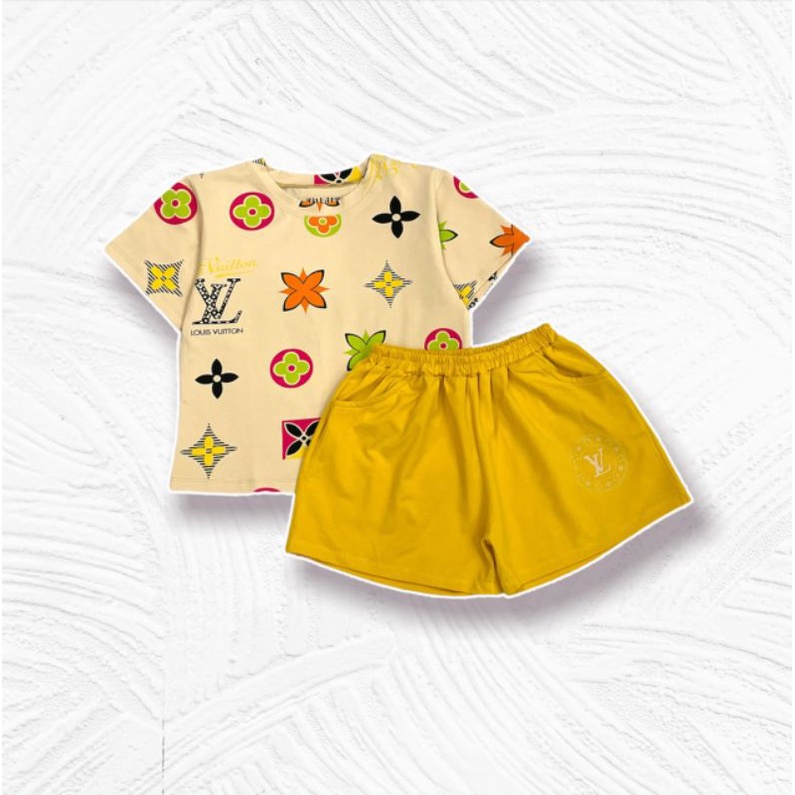 Bộ tay ngắn quần đùi thun cotton 100% chính phẩm hàng shop size cồ