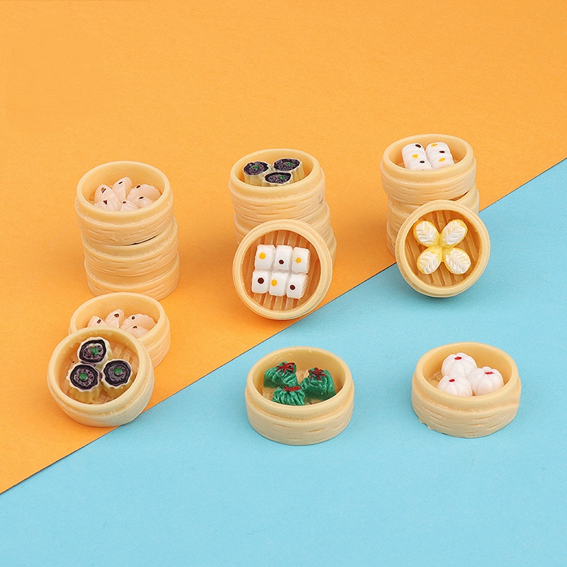 Đồ Chơi Mô Phỏng Thức Ăn Đồ Chơi Cho Điện Thoại Di Động Mặt Móc Khóa diy Xiaolongbao Hấp Bánh Bao