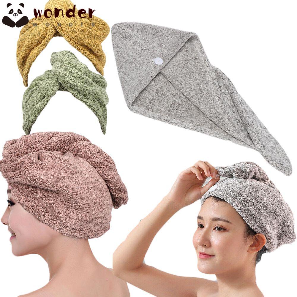 Khăn lau khô tóc mềm mại đầy màu sắc tiện dụng