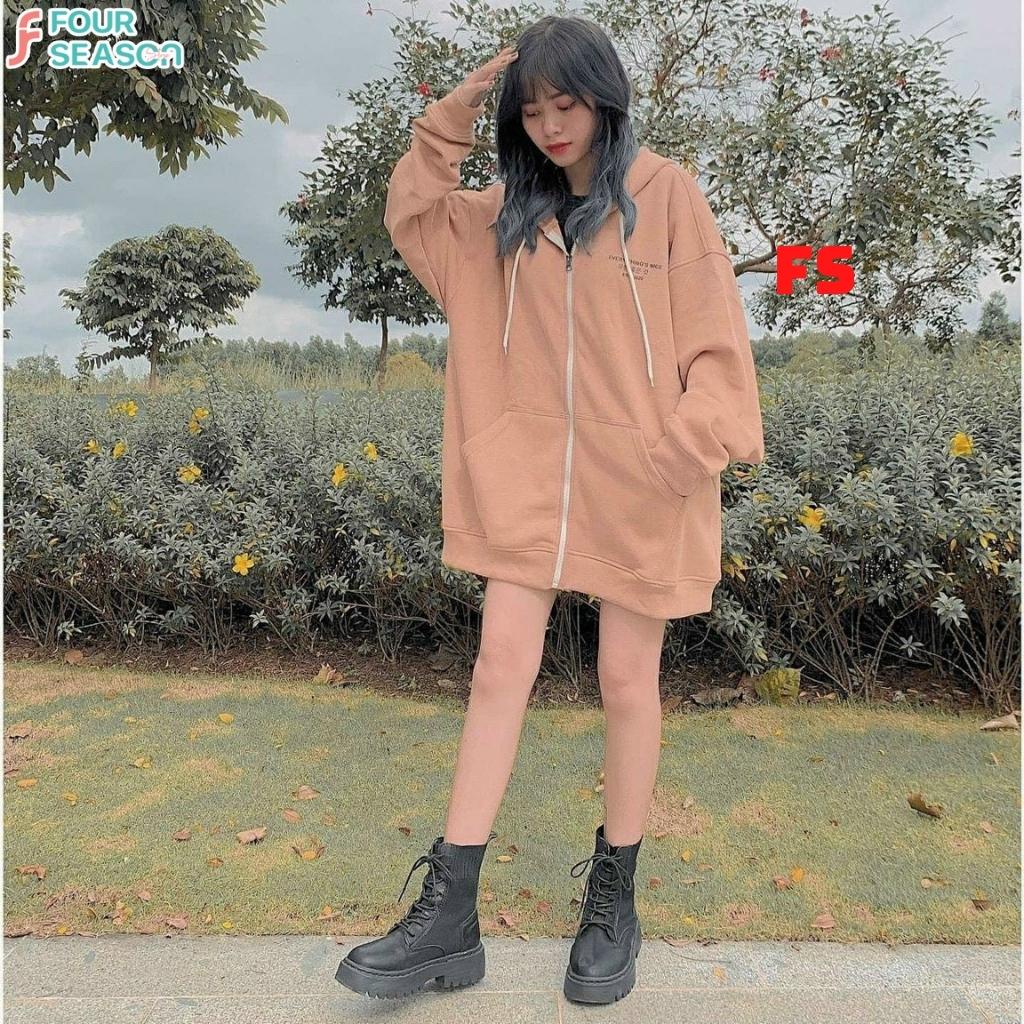 Áo khoác nỉ dây kéo nam nữ Smile KN02 4S jacket unisex form rộng hottrend chất nỉ bông mềm mịn giá rẻ