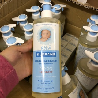 Sữa tắm gội 2 trong 1 klorane 500ml pháp