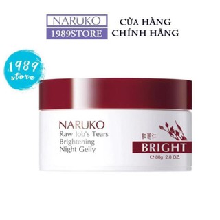 Mặt nạ ngủ phục hồi, làm sáng & đều màu da naruko chiết xuất ý dĩ 80g