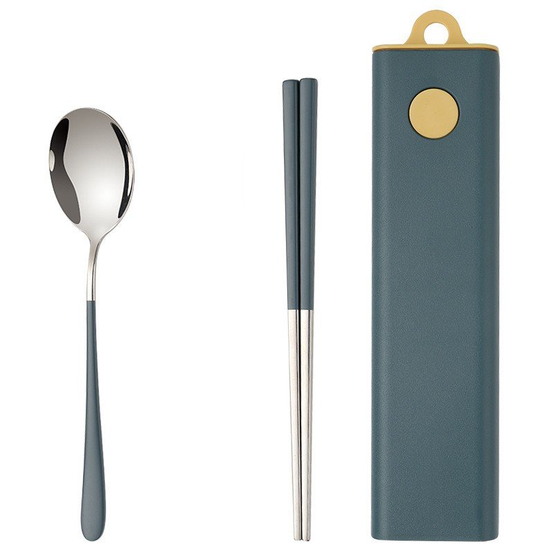 Bộ đũa, thìa, dĩa HÀNG CAO CẤP làm bằng Inox 304 kháng khuẩn, chịu nhiệt